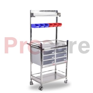 crash cart trolley for hospital
