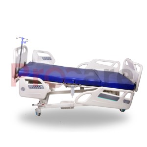 seven-function icu bed electrically folded side railing