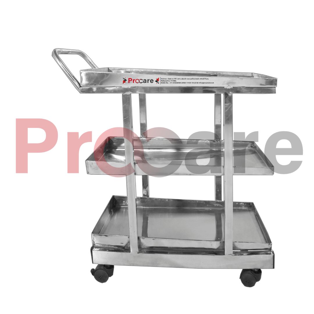 Bedside Drug Trolley SS - Image 3