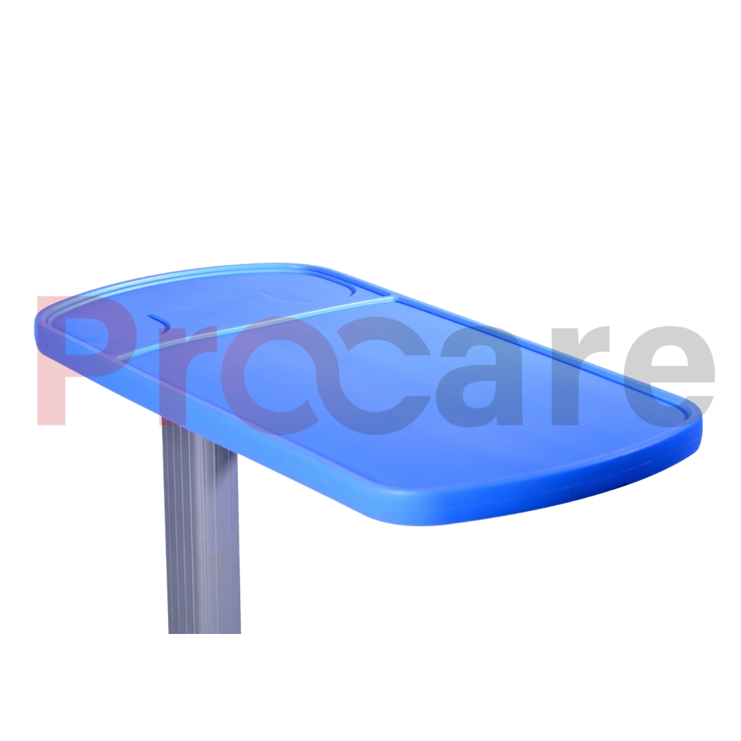 cardiac table blue colored with height adjustment