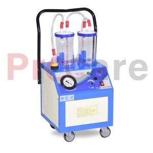 polycarbonate jar suction machine side view