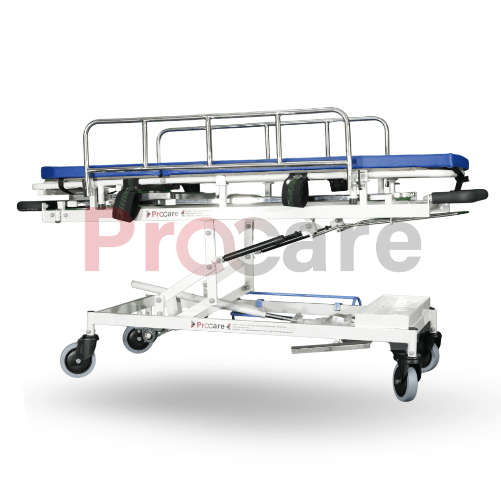 hydraulic stretcher trolley