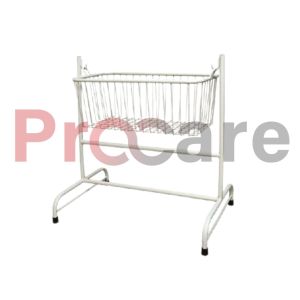 metal powder coated baby cradle