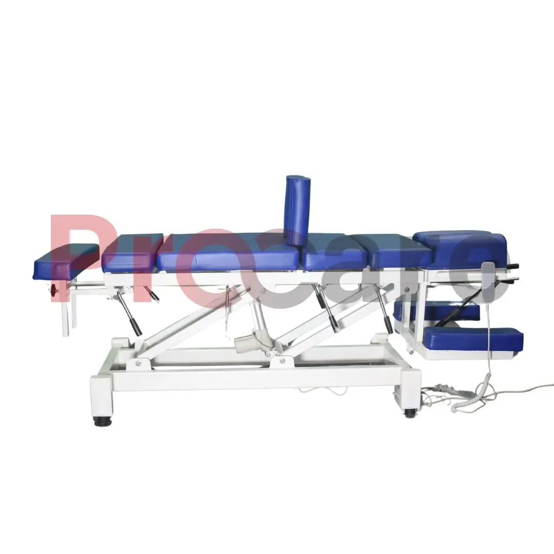 A chiropractic drop five table