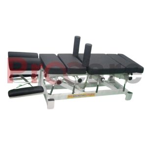 A chiropractic drop four table