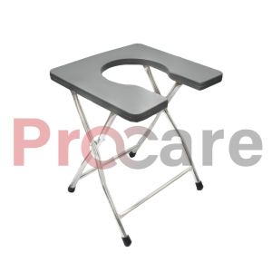 commode chair stool made from stainless steel