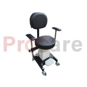 a electrically operated surgeon stool chair