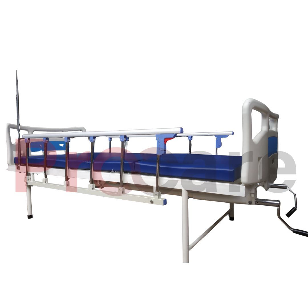 manual semi fowler bed with abs