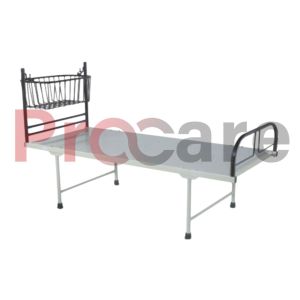 plain maternity bed with Stainless steel baby cradle and bow