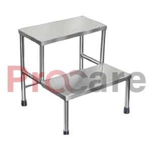 double step stainless steel foot stol