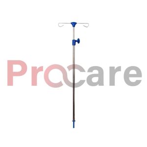 a bedside telescopic IV rod