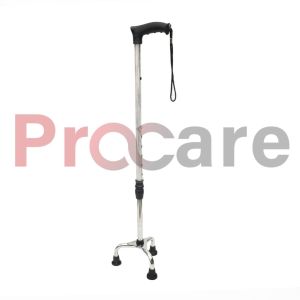 walking stick with metal tripod base SS