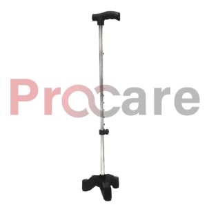 walking stick with plastic tripod base