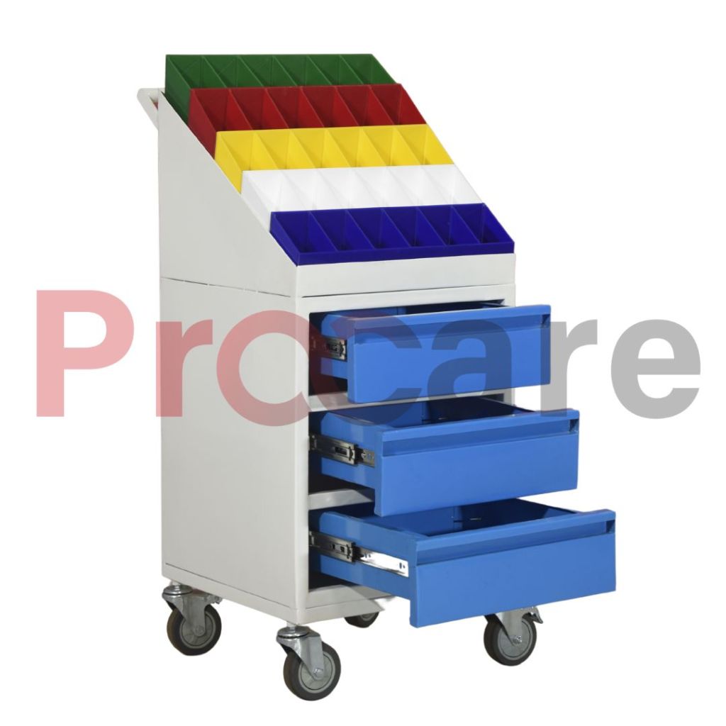 emergency drug trolley