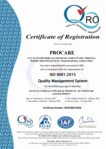 ISO certificate