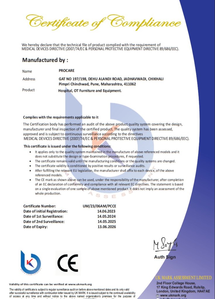 ISO certificate