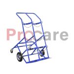 double cylinder oxygen trolley