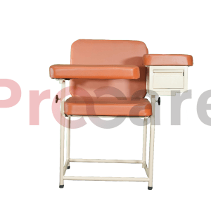 padded blood collection chair